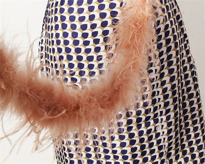 Two-Piece Chiffon Summer Set with Belt and Skirt – Maurelle-S-State of Style