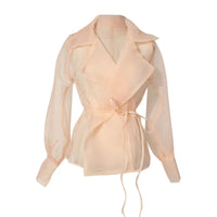 Two-Piece Chiffon Summer Set with Belt and Skirt – Maurelle-S-State of Style