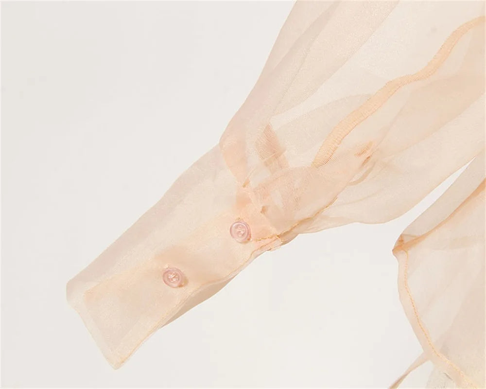 Two-Piece Chiffon Summer Set with Belt and Skirt – Maurelle-S-State of Style