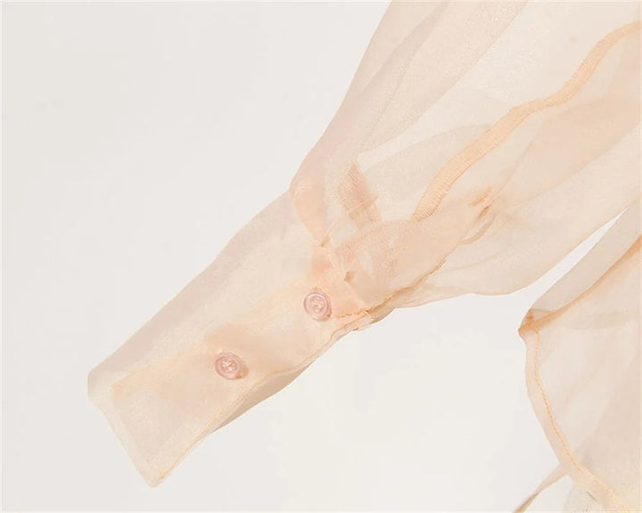 Two-Piece Chiffon Summer Set with Belt and Skirt – Maurelle-S-State of Style