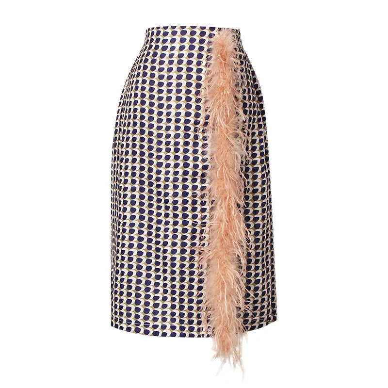 Two-Piece Chiffon Summer Set with Belt and Skirt – Maurelle-S-State of Style