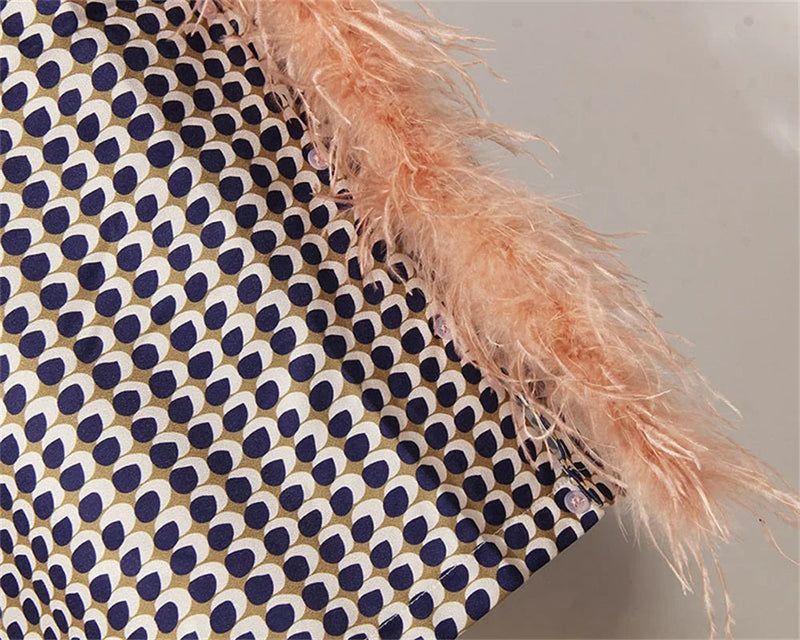 Two-Piece Chiffon Summer Set with Belt and Skirt – Maurelle-S-State of Style