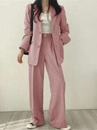 Two-Piece Ladies Suit - Sophie-Black-S-State of Style
