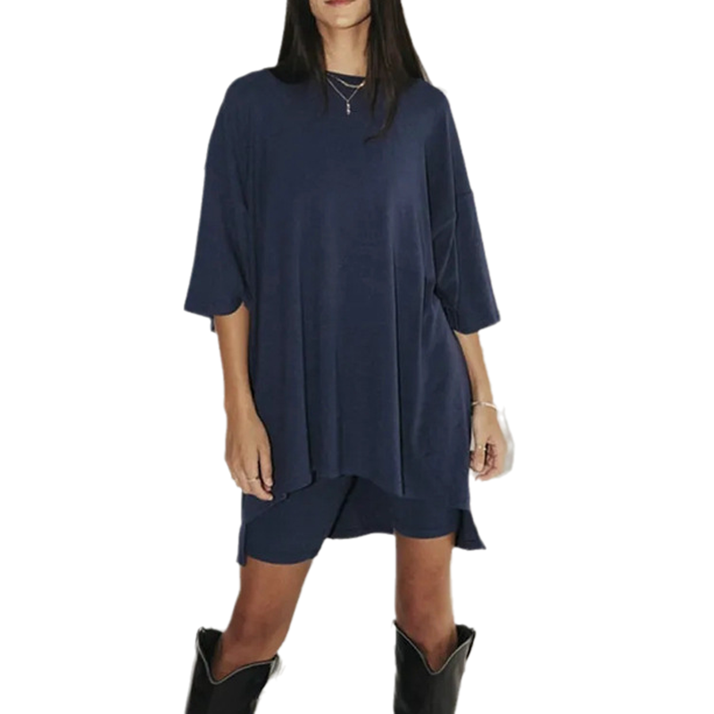 Two-piece lounge and leisurewear for women – Fenja-Blue-S-State of Style