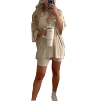 Two-piece lounge and leisurewear for women – Fenja-Oatmeal-S-State of Style