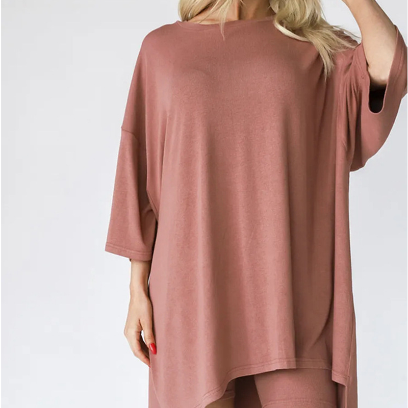 Two-piece lounge and leisurewear for women – Fenja-Oatmeal-S-State of Style
