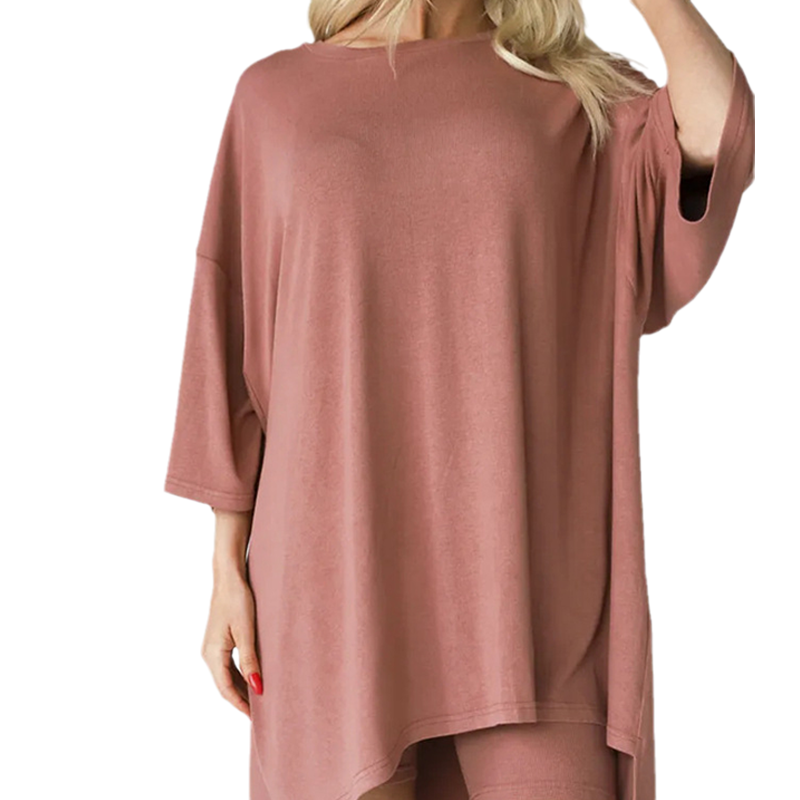 Two-piece lounge and leisurewear for women – Fenja-Pink-S-State of Style