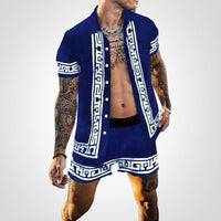 Two-piece men's set with print – Ruben-A-S-State of Style