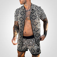 Two-piece men's set with print – Ruben-E-S-State of Style