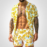 Two-piece men's set with print – Ruben-F-S-State of Style