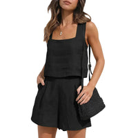 Two-piece summer outfit with style – Emilia-Black-S-State of Style