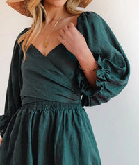 Two-Way Maxi Summer Dress - Celina-Green-S-State of Style