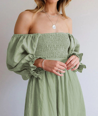 Two-Way Maxi Summer Dress - Celina-Green-S-State of Style