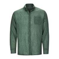 Tyler – Men’s Linen Shirt-Green-M-State of Style