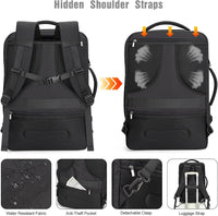 40L Water-Resistant Travel Laptop Backpack with USB Port & Anti-Theft Lock – AeroPack
