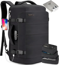 40L Water-Resistant Travel Laptop Backpack with USB Port & Anti-Theft Lock – AeroPack
