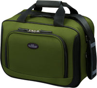 2-Piece Softside Carry-On Luggage Set with Expandable Design and Skate Wheels