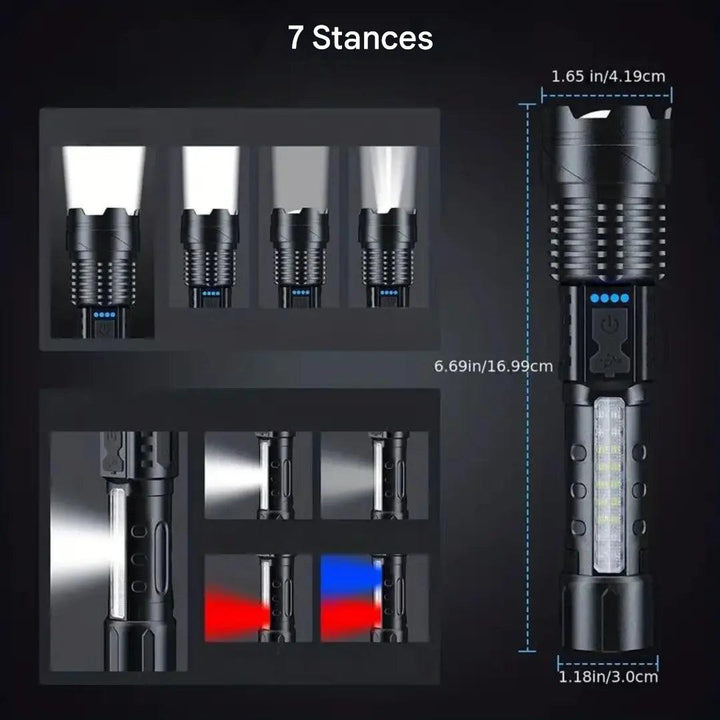 Ultra-bright Military Torch with 5000 Lumens - PowerBeam-State of Style