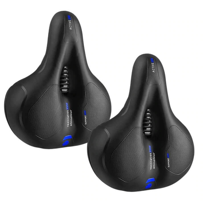 Ultra-comfortable Bike Saddle - CloudRide Pro-Blue-2 Pieces-State of Style