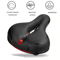 Ultra-comfortable Bike Saddle - CloudRide Pro-Red-1 Piece-State of Style