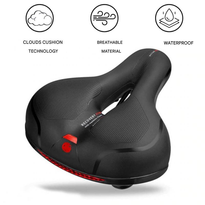 Ultra-comfortable Bike Saddle - CloudRide Pro-Red-1 Piece-State of Style