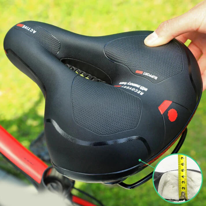 Ultra-comfortable Bike Saddle - CloudRide Pro-Red-1 Piece-State of Style