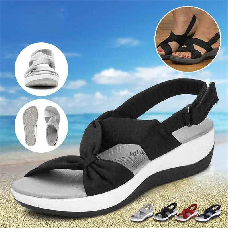 Ultra-comfortable Orthopaedic Women's Summer Sandals – Isabella-Gray-3-State of Style