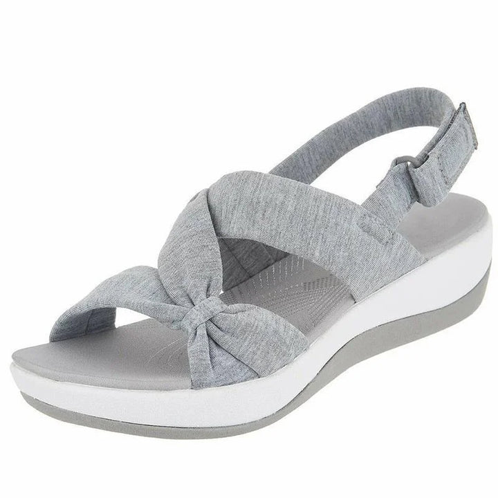 Ultra-comfortable Orthopaedic Women's Summer Sandals – Isabella-Gray-3-State of Style