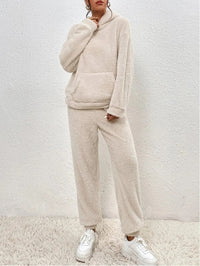Ultra-Comfortable Teddy Loungewear with Hoodie - Lana-White-XS-State of Style