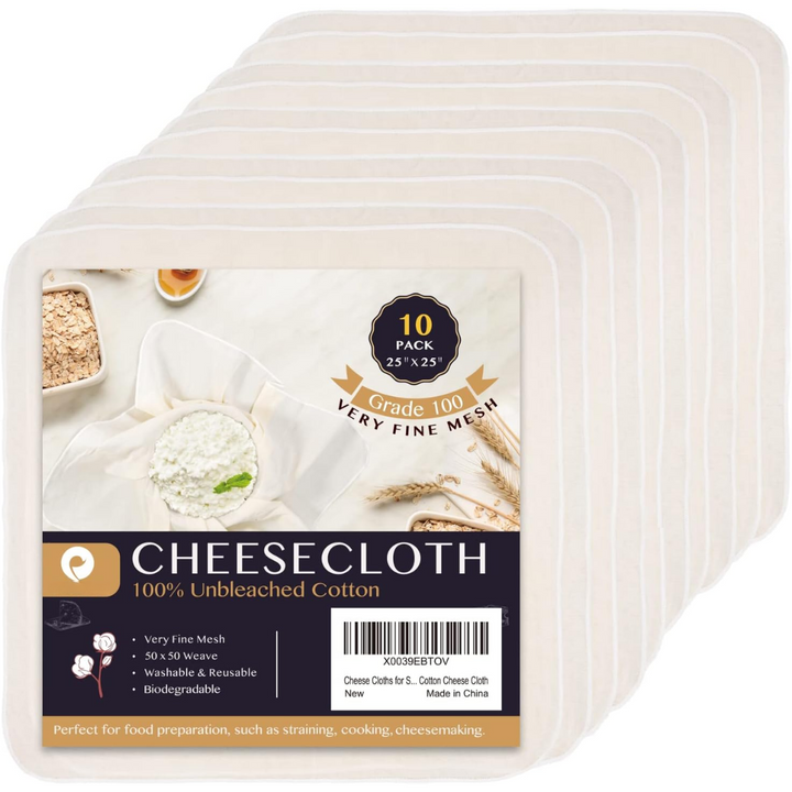 Ultra-fine Pre-packaged Cheesecloth - CheeseCraft-4 pack-14.96 x 14.96 inches-State of Style