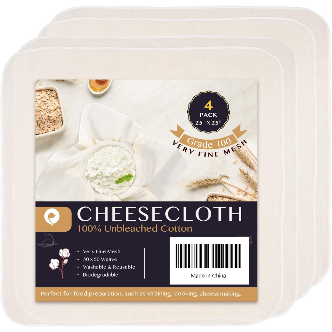 Ultra-fine Pre-packaged Cheesecloth - CheeseCraft-4 pack-14.96 x 14.96 inches-State of Style
