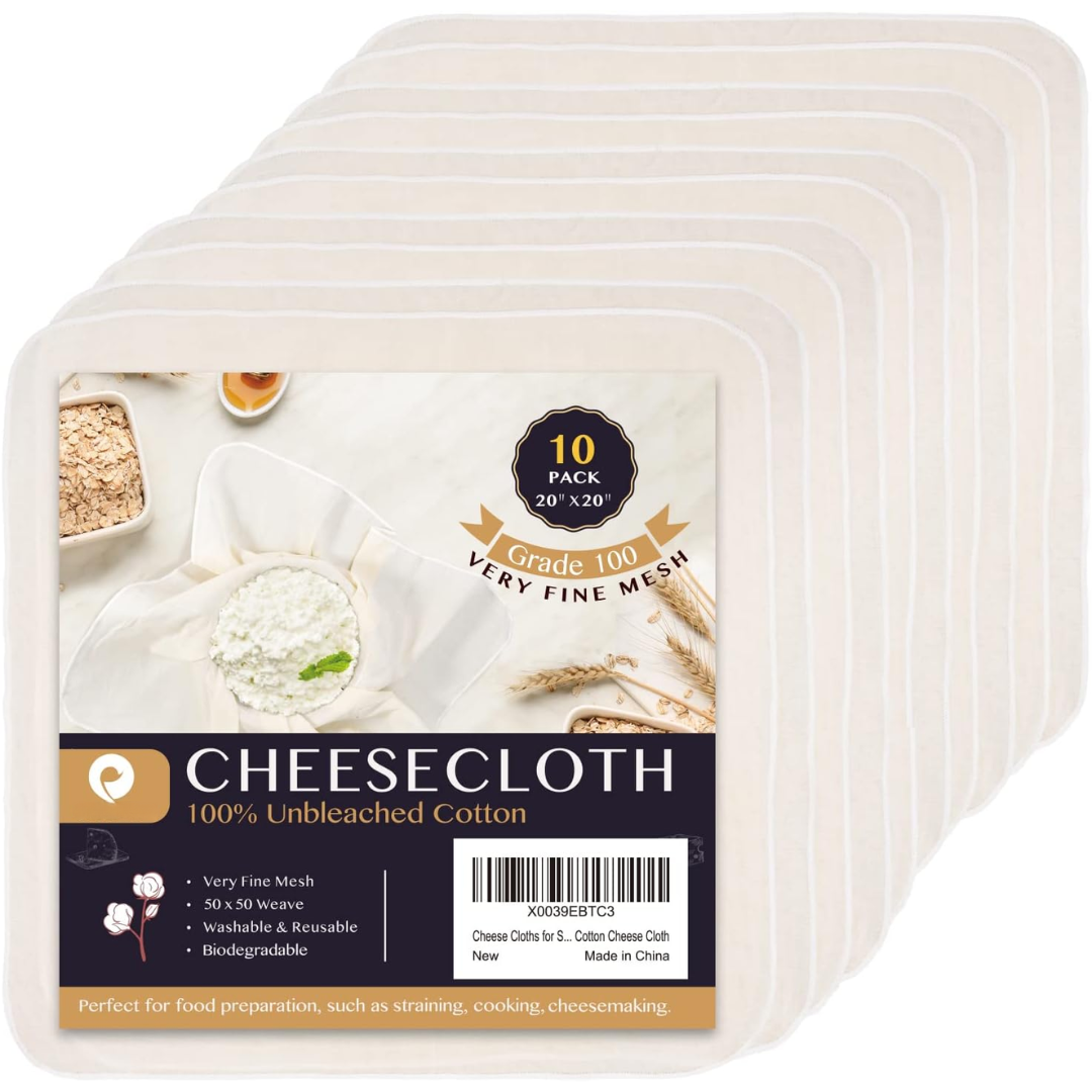 Ultra-fine Pre-packaged Cheesecloth - CheeseCraft-4 pack-14.96 x 14.96 inches-State of Style