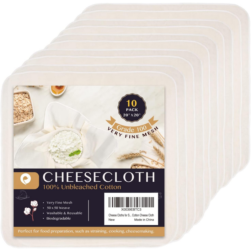 Ultra-fine Pre-packaged Cheesecloth - CheeseCraft-4 pack-14.96 x 14.96 inches-State of Style