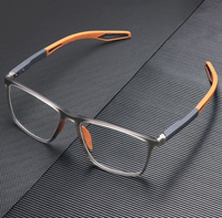 Ultra-light Men's Reading Glasses with Anti-Blue Light Protection - Orlando-Orange-State of Style