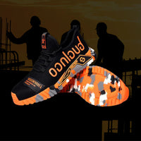 Ultra-Light Work Shoes with Steel Toe - AirGuard-Orange-6.5-State of Style