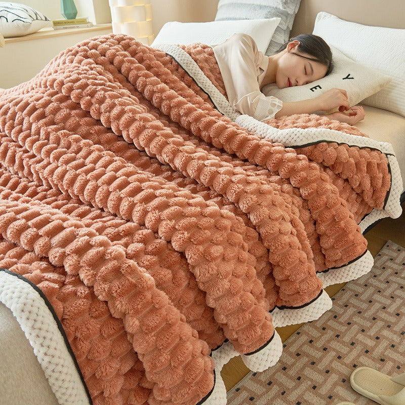 Ultra-Soft Comfy Blanket - Eloise-Brown-Small (122 x 198 cm)-State of Style