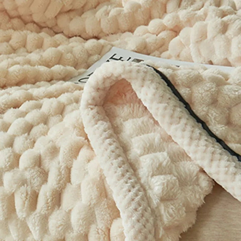 Ultra-Soft Comfy Blanket - Eloise-White-Small (122 x 198 cm)-State of Style