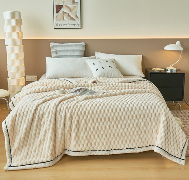 Ultra-Soft Comfy Blanket - Eloise-White-Small (122 x 198 cm)-State of Style