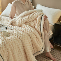 Ultra-Soft Comfy Blanket - Eloise-White-Small (122 x 198 cm)-State of Style