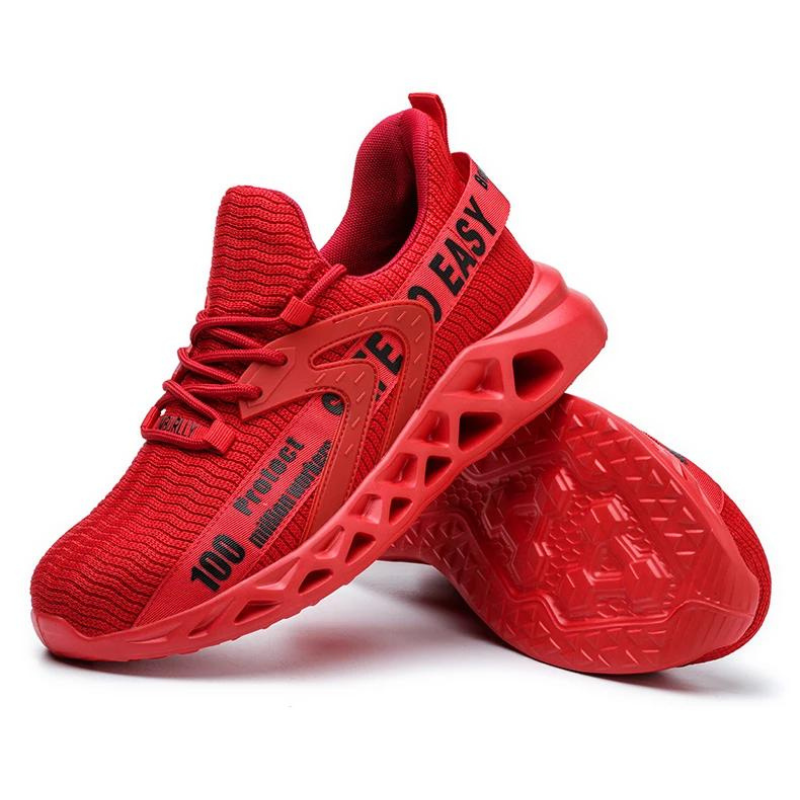 Ultralight Breathable Safety Shoes - ProGuard-Red-6.5-State of Style