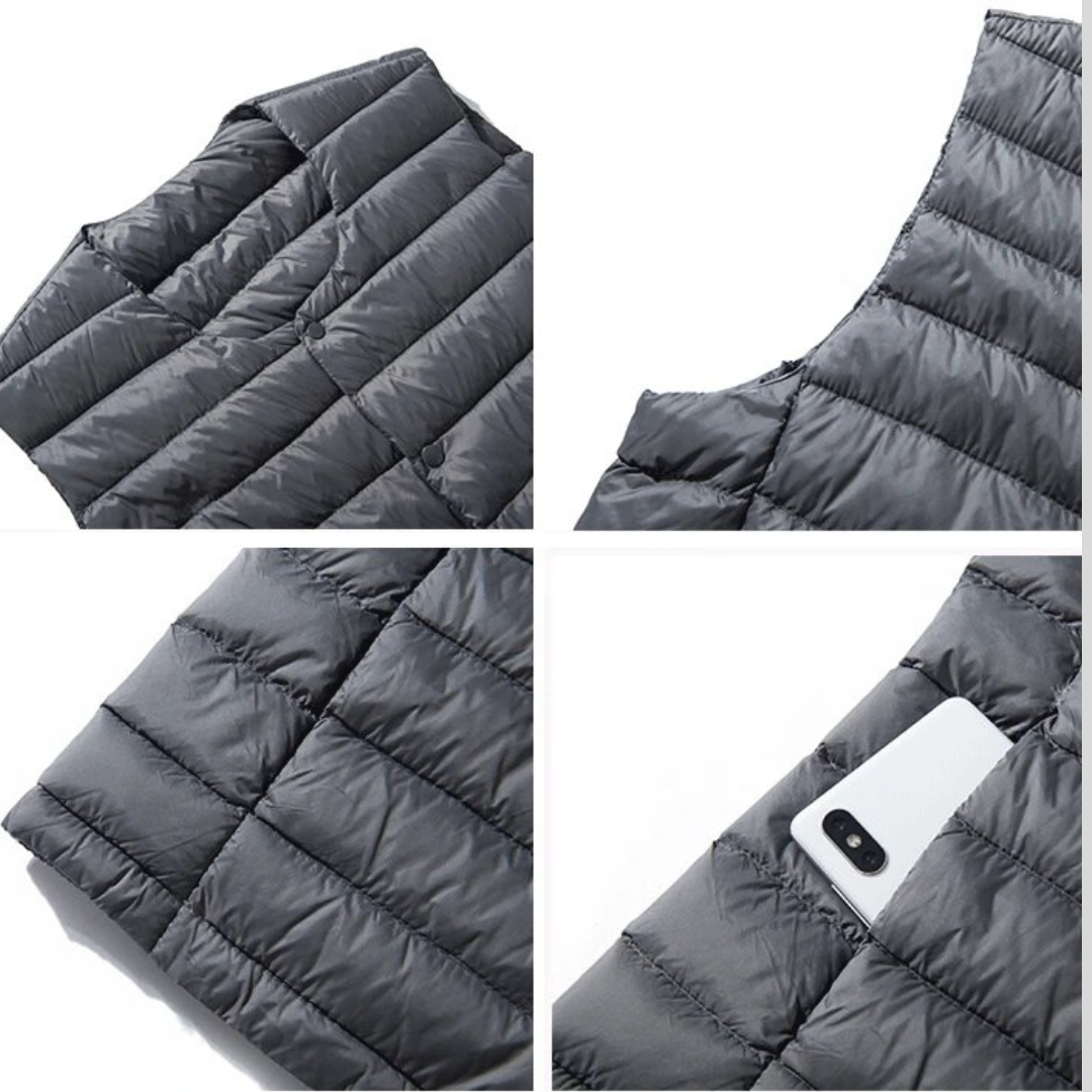Ultralight down vest for men – Laurent-Black-S-State of Style