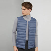 Ultralight down vest for men – Laurent-Black-S-State of Style