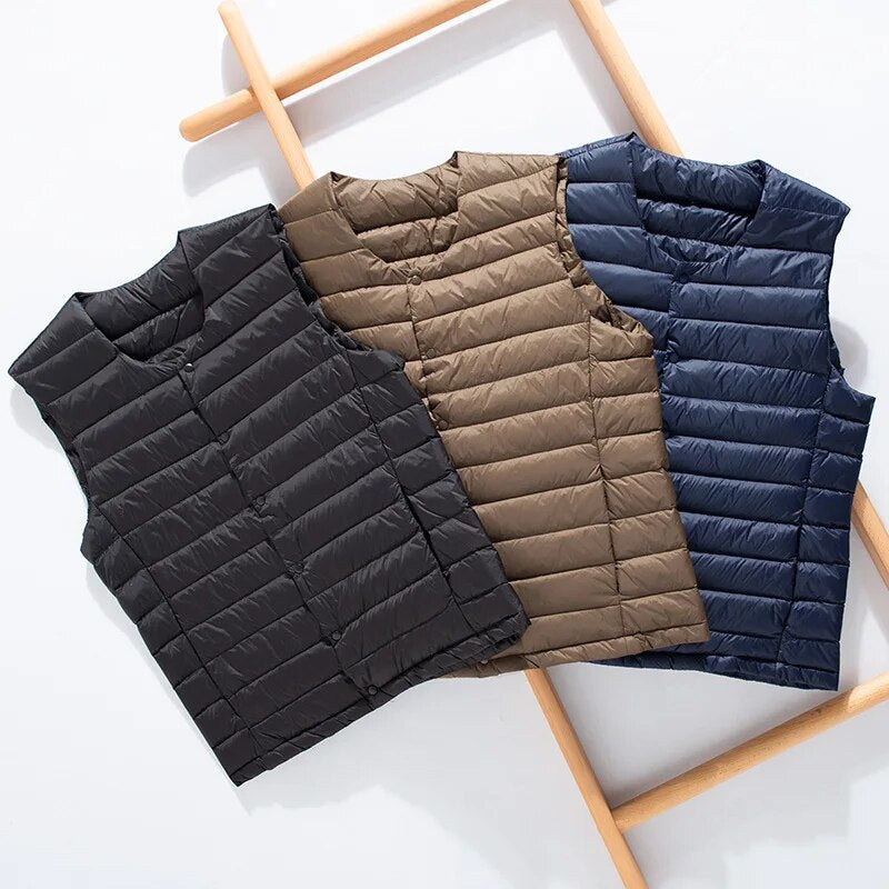 Ultralight down vest for men – Laurent-Black-S-State of Style