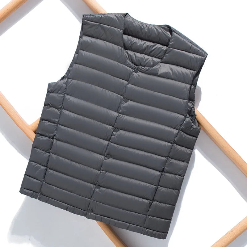 Ultralight down vest for men – Laurent-Gray-S-State of Style