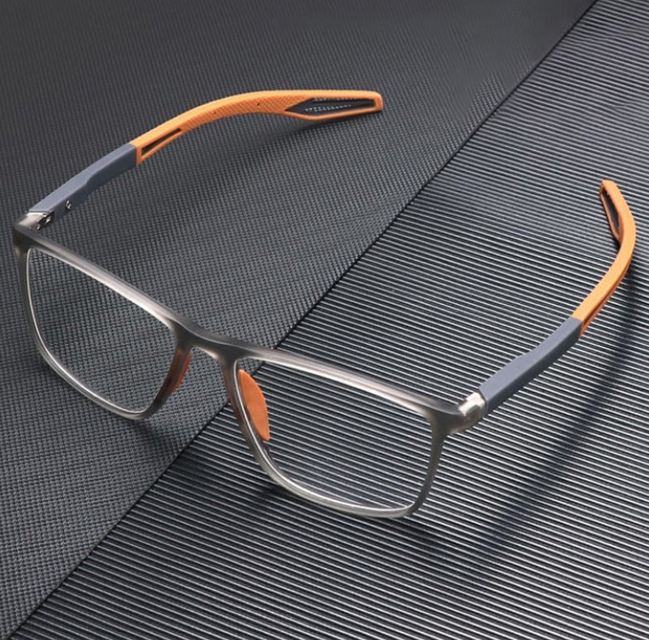 Ultralight Men’s Reading Glasses with Anti-Blue Light Protection – Orlando-Orange-State of Style