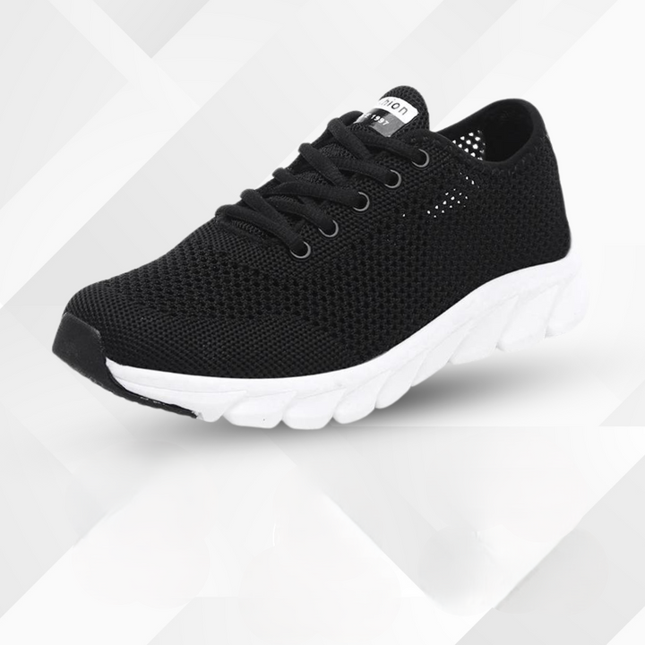 Ultralight orthopaedic barefoot shoes for women – Mirella-Black-3-State of Style