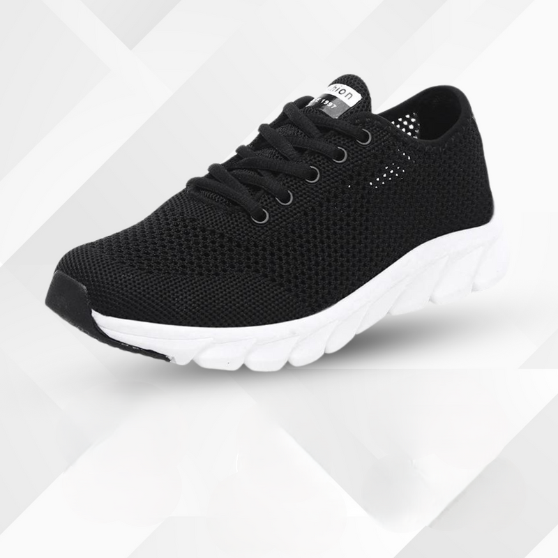 Ultralight orthopaedic barefoot shoes for women – Mirella-Black-3-State of Style