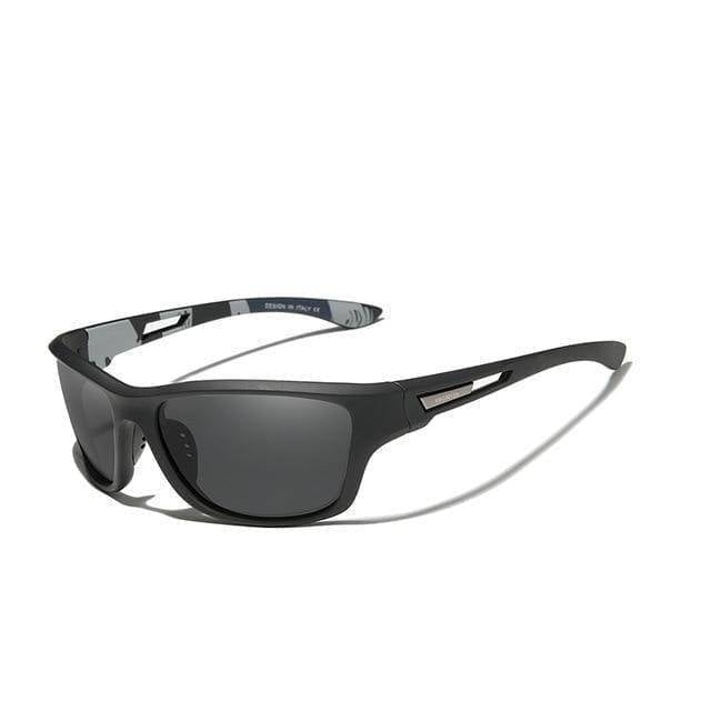 Ultralight polarising sunglasses with UV protection – Marco-Black Grey-State of Style