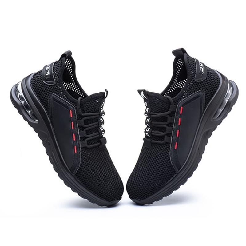 Ultralight Safety Shoes with Steel Toe - SteelFlex One-Black-4.5-State of Style