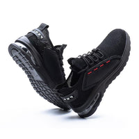 Ultralight Safety Shoes with Steel Toe - SteelFlex One-Black-4.5-State of Style